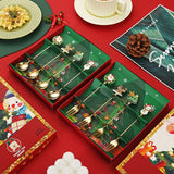 Set 4 Furculite, Flippy, Tema Craciun, Model Carry The Merry, 4 Modele, din Otel Inoxidabil, 19.5 x 16 x 2 cm, Multicolor - vivimall.ro