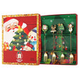 Set 4 Furculite, Vivimall, Tema Craciun, Model Carry The Merry, 4 Modele, din Otel Inoxidabil, 19.5 x 16 x 2 cm, Multicolor - vivimall.ro