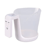 Cantar de Bucatarie 2 in 1, Flippy, Model Electronic, Tip Cana Gradata cu Masurare, pentru Lichide si Solide, Display Automat, 21.5 x 14.3 x 15 cm, Alb - vivimall.ro