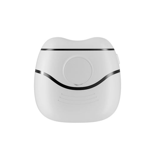 Unghiera Electrica, Vivimall, Aparat de Tuns Unghiile pentru Copii si Adulti, Portabila cu 2 Baterii AA, Zgomot redus 50 db, 7.4 x 7.3 x 3 cm, Alb Negru - vivimall.ro