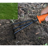 Set 12 Unelte de Gradina, Vivimall, pentru Plantare Prelucrare Sol si Ingrijire Plante, Manere Portocalii, Material PVC si Cardboard, Cutie Inclusa, 37x28 cm, Negru - vivimall.ro