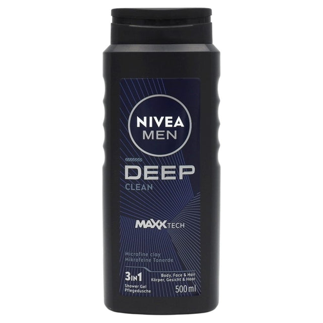 Gel de Dus, NIVEA, Deep, 500 ml - vivimall.ro