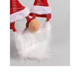 Ochelari de Craciun, Vivimall, cu Nas si Barba, Model Mos Craciun, 24x14cm, Rosu - vivimall.ro