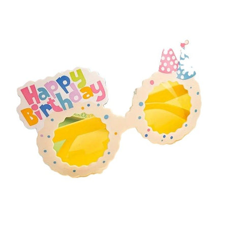 Bézs színű parti dekorációs szemüvegek | BirthdayVibes