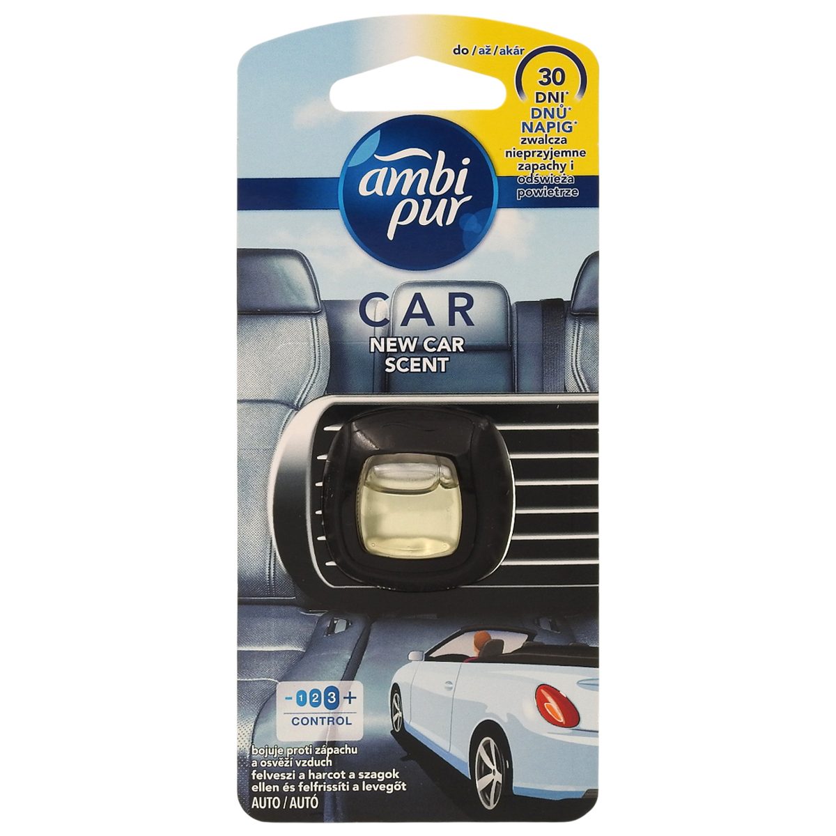 Ambi Pur Autó illatosító, 2 ml, New Car