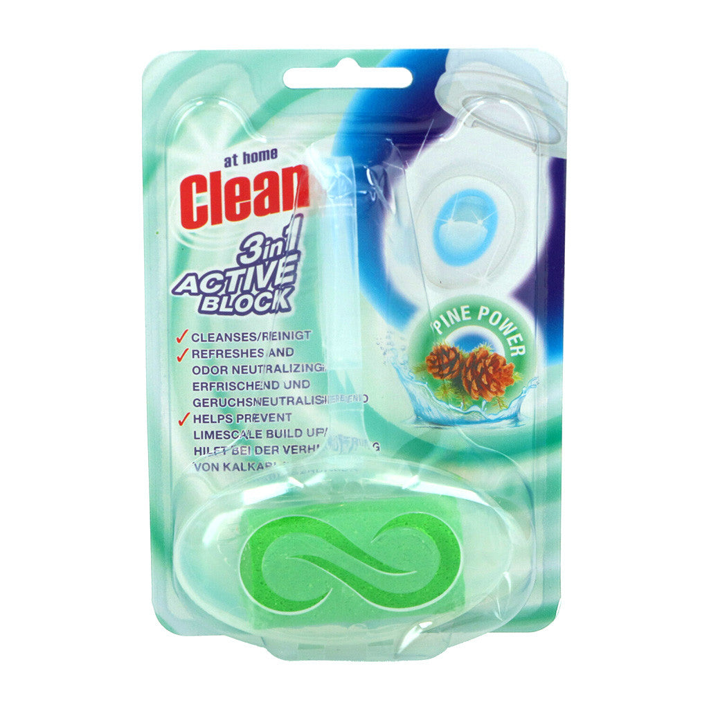 Odorizant Toaleta At Home Clean 3in1 Active Block 40 g – Prosoape proaspete