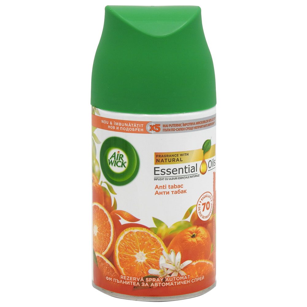 Légfrissítő utántöltő, Airwick, 250 ml, Dohányfüst ellen