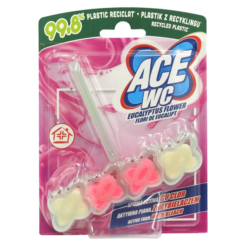 WC illatosító, Ace, 48 g Eukaliptusz virág