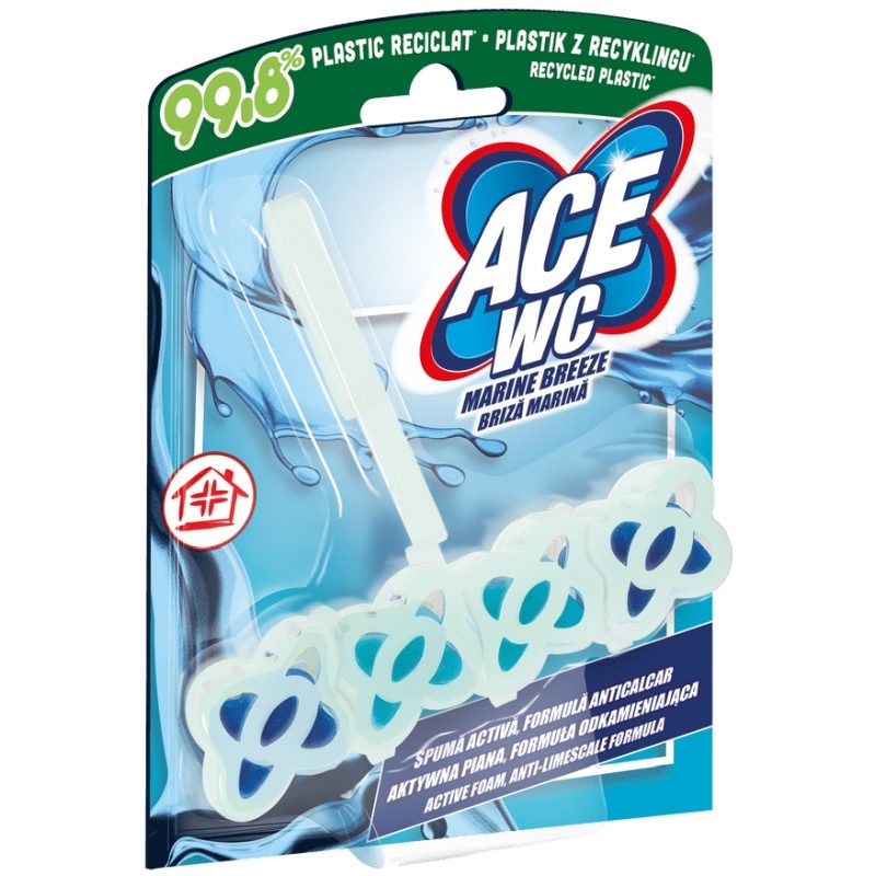 WC-frissítő, Ace, 48 g Marine Breeze