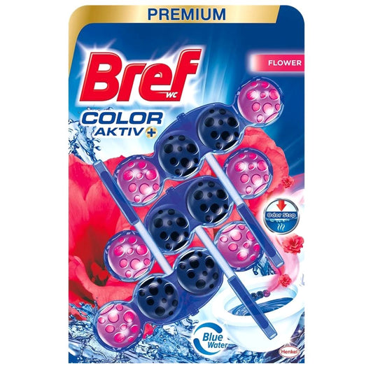 Odorizant WC, Bref, Bile Color Aktiv 3 X 50 g Flower