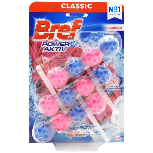 Odorizant WC, Bref, Bile Power Aktiv 3 X 50 g Flower