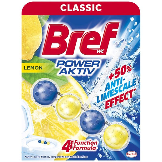 Odorizant WC, Bref, Bile Power Aktiv 50 g Lemon
