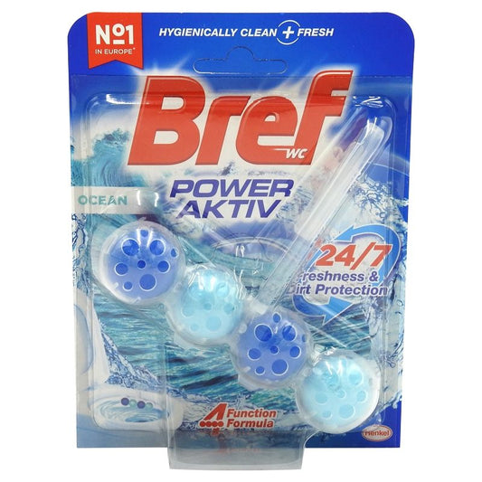 WC-frissítő, Bref, Power Aktiv golyók 50 g Ocean