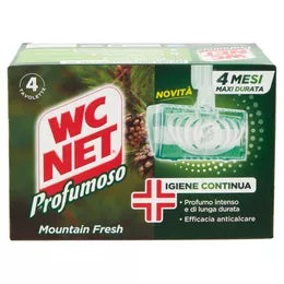 WC Net Profumoso Mountain Fresh — odorizant solid pentru WC, 4 x 34 g - vivimall.ro
