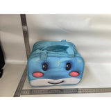 Geantă Frigorifică, Vivimall, cu Desene Animat 3D, Portabilă pentru Copii, de Prânz, din Pânză Oxford, 27.5x18x20 cm, Model Balena, Albastru - vivimall.ro