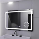 Oglinda Led Rectangulara, Souverain Motionglow Marcello, Sistem Dezaburire, Ceas & Termometru, Lupa Cosmetica - vivimall.ro
