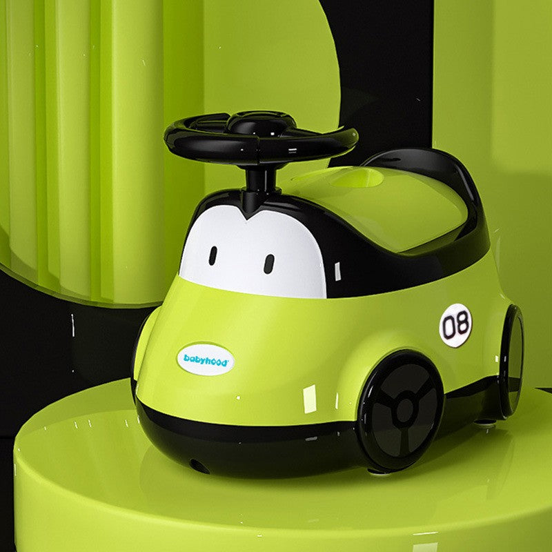 Olita Pentru Copii, +1An, Portabila, Design Masinuta Cu Capac, Model Prietenos, Non-Toxic, Compartiment Detasabil, Usor De Curatat - vivimall.ro