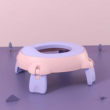 Olita Portabila, Vivimall, pentru Calatorii, Confectionata din Spuma PU, 1-6 ani, 34x32x17 cm, Roz/Mov - vivimall.ro