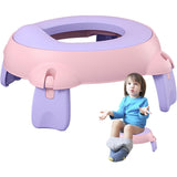 Olita Portabila, Vivimall, pentru Calatorii, Confectionata din Spuma PU, 1-6 ani, 34x32x17 cm, Roz/Mov - vivimall.ro