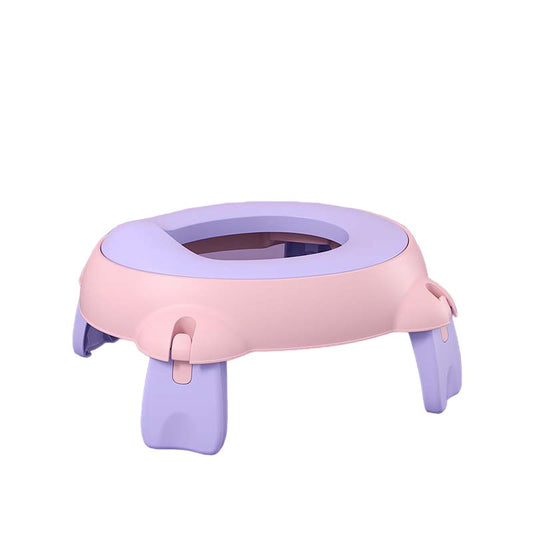 Olita Portabila, Vivimall, pentru Calatorii, Confectionata din Spuma PU, 1-6 ani, 34x32x17 cm, Roz/Mov - vivimall.ro