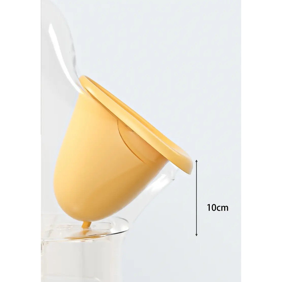 Olita tip Pisoar pentru Copii, Vivimall, +1an, Portabila, Design Ratusca, Model Prietenos, Non-Toxic, Usor de Curatat, 23.3 x 24 x 43 cm, Alb/Galben - vivimall.ro