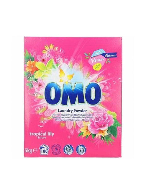 Detergent OMO pudra Tropical 5kg | Spălare eficientă