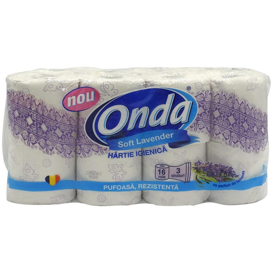 Onda WC-papír 16 tekercs 3 rétegű Levendula