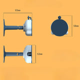 Opritor de Usa, Vivimall, din Silicon, cu Prindere de Podea, Anti-Coliziune, 5.5 x 5.5 x 5.5cm, Albastru - vivimall.ro