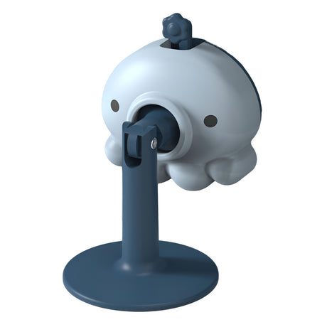 Opritor de Usa, Vivimall, din Silicon, cu Prindere de Podea, Anti-Coliziune, 5.5 x 5.5 x 5.5cm, Albastru - vivimall.ro