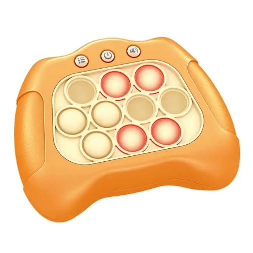 Pop It játék, konzol, interaktív játék, stresszoldó, elemekkel, hasizmokkal és szilikonnal