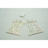 Ornament brad de Craciun, Perlat, in forma de Cadou, 9 cm x 11 cm, Plastic, Vivimall - vivimall.ro