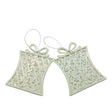 Ornament brad de Craciun, Perlat, in forma de Cadou, 9 cm x 11 cm, Plastic, Vivimall - vivimall.ro