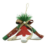 Ornament brad, Vivimall, Brad, Argintiu, Lucios, 14*15CM, Acril, Interior/ Exterior - vivimall.ro