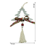 Ornament brad, Flippy, Brad, Argintiu, Lucios, 14*26CM, Acril, Interior/ Exterior - vivimall.ro