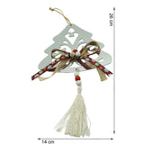 Ornament brad, Flippy, Brad, Argintiu, Lucios, 14*26CM, Acril, Interior/ Exterior - vivimall.ro