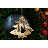 Ornament brad, Flippy, Brad, Auriu, Lucios, 14*26CM, Acril, Interior/ Exterior - vivimall.ro