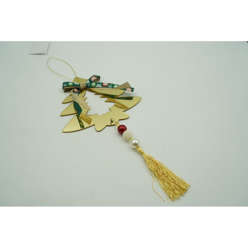 Ornament brad, Flippy, Brad, Auriu, Lucios, 14*26CM, Acril, Interior/ Exterior - vivimall.ro