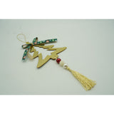 Ornament brad, Flippy, Brad, Auriu, Lucios, 15*28CM, Acril, Interior/ Exterior - vivimall.ro