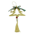 Ornament brad, Vivimall, Brad, Auriu, Lucios, 15*28CM, Acril, Interior/ Exterior - vivimall.ro