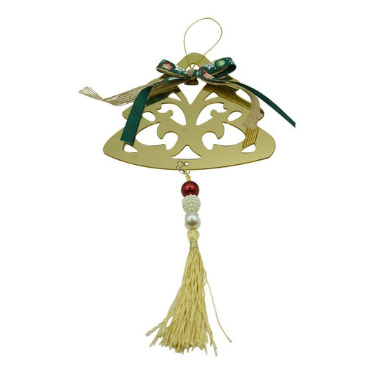 Ornament brad, Vivimall, Brad, Auriu, Lucios, 15*28CM, Acril, Interior/ Exterior - vivimall.ro