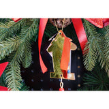 Ornament brad, Flippy, Brad, Auriu, Lucios, 8*25CM, Acril, Interior/ Exterior - vivimall.ro