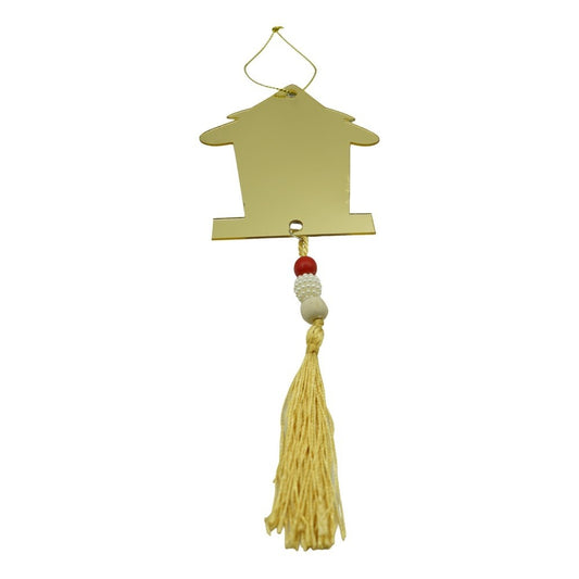 Ornament brad, Vivimall, Brad, Auriu, Lucios, 8*25CM, Acril, Interior/ Exterior - vivimall.ro