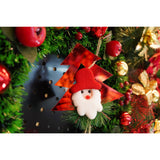 Ornament brad, Flippy, Brad cu clopotei, Rosu, Lucios, 15*20CM, Acril, Interior/ Exterior - vivimall.ro