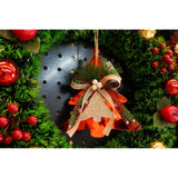 Ornament brad, Flippy, Brad, Rosu, Lucios, 14*16CM, Acril, Interior/ Exterior - vivimall.ro