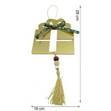 Ornament brad, Vivimall, Cadou, Auriu, Lucios, 16*28CM, Acril, Interior/ Exterior - vivimall.ro