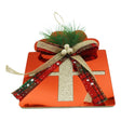 Ornament brad, Vivimall, Cadou, Rosu, Lucios, 15*15CM, Acril, Interior/ Exterior - vivimall.ro