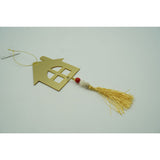 Ornament brad, Vivimall, Casa, Auriu, Lucios, 10*25CM, Acril, Interior/ Exterior - vivimall.ro