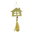 Ornament brad, Vivimall, Casa, Auriu, Lucios, 10*25CM, Acril, Interior/ Exterior - vivimall.ro
