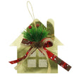 Ornament brad, Vivimall, Casa, Auriu, Lucios, 16*17CM, Acril, Interior/ Exterior - vivimall.ro
