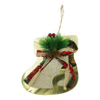Ornament brad, Vivimall, Ciorap, Auriu, Lucios, 17*17CM, Acril, Interior/ Exterior - vivimall.ro